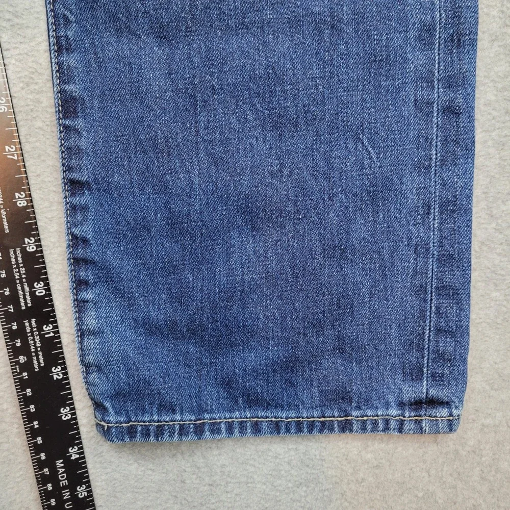 AG Adriano Goldschmied Protege Straight Leg Jeans Mens 33x34 Distressed Denim
